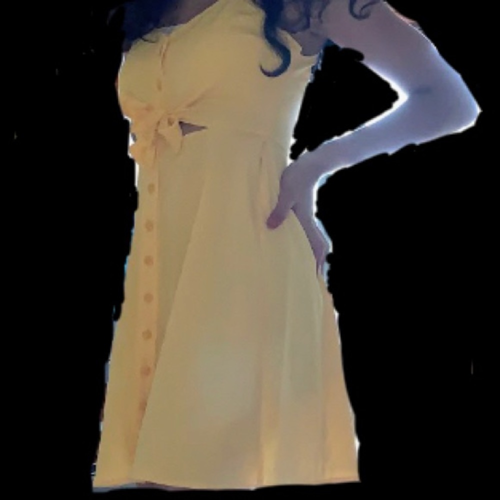 Flattering tie-front skater dress!!